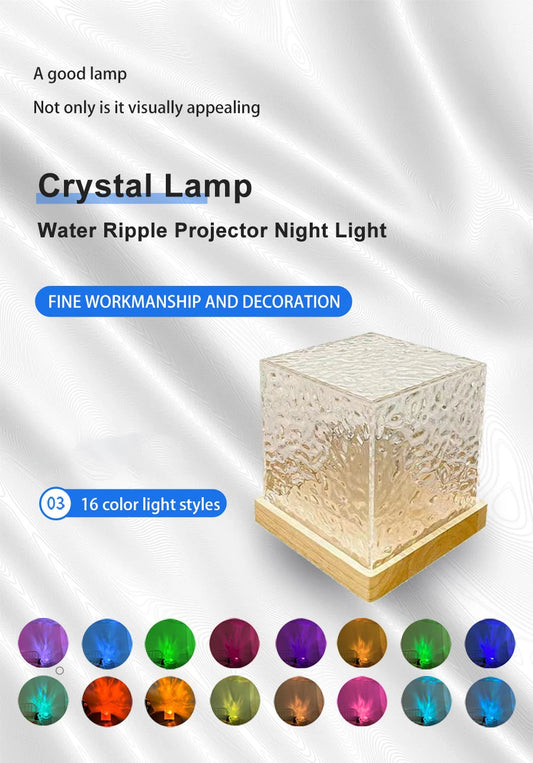 Water Ripple Projector Night Light